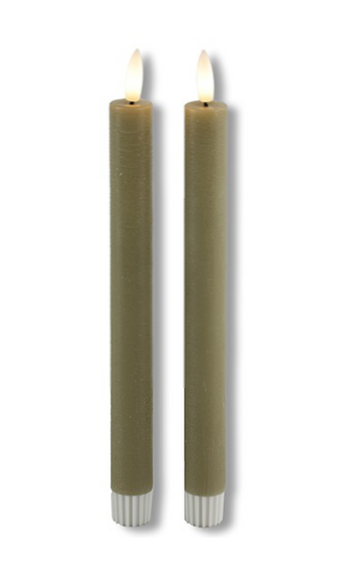 LED-Dinnerkerze Beige