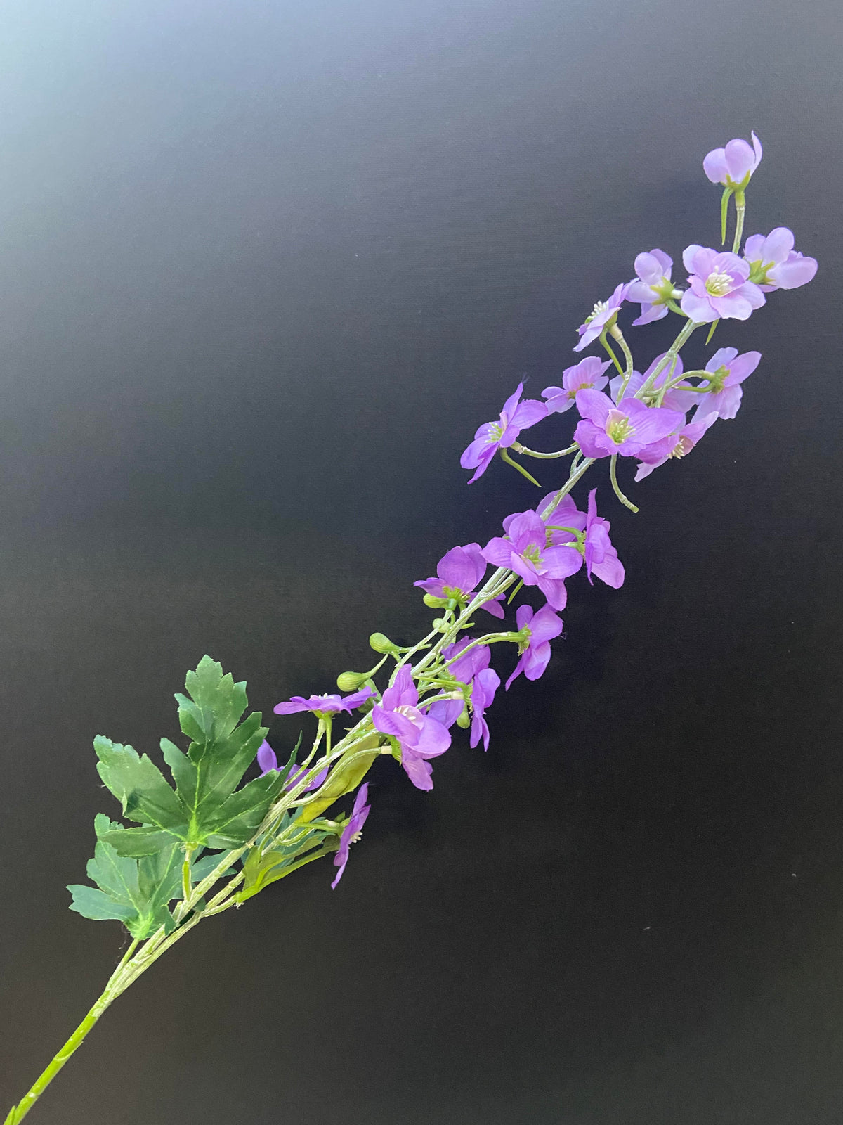 Fiore artificiale Delphinium Lilla