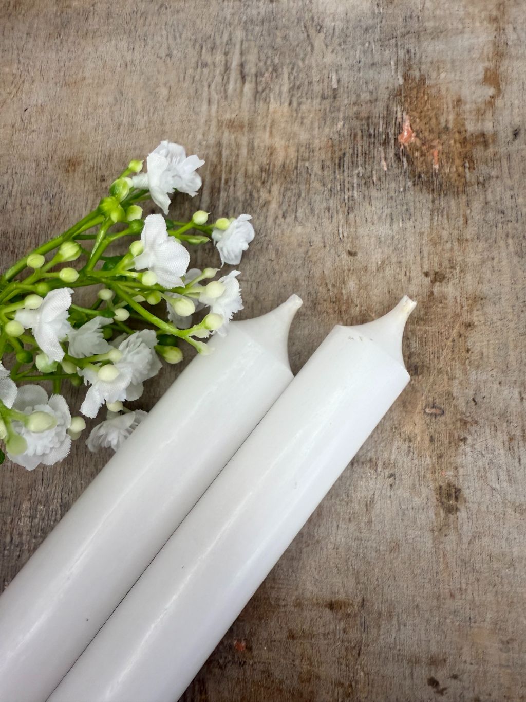Bougie de dîner blanche