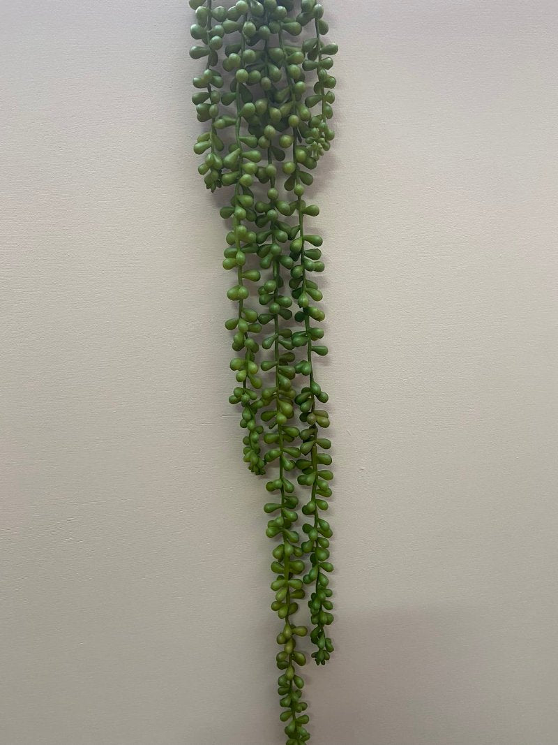 Artificial pea plant green round long
