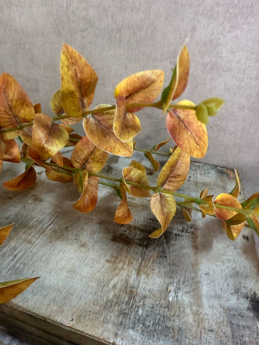 Branche artificielle d'eucalyptus et de palissandre
