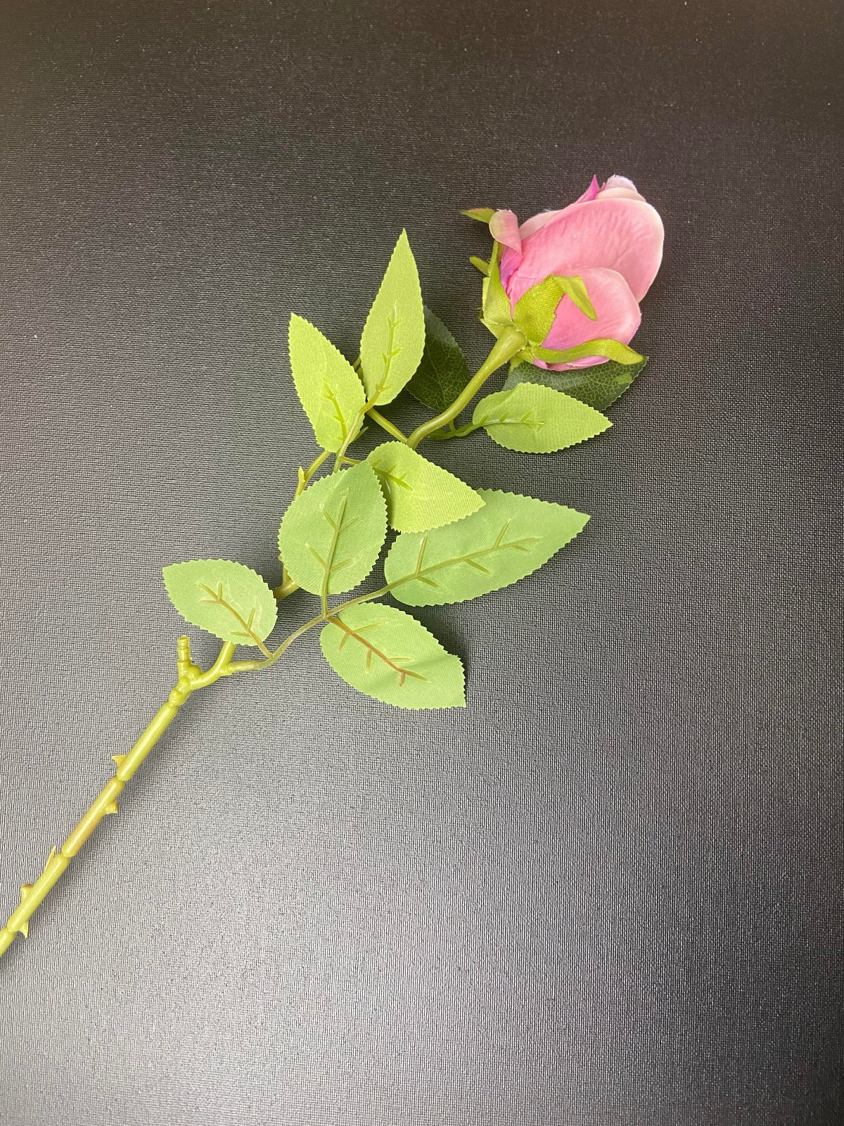 Fleur artificielle Rose fermée rose