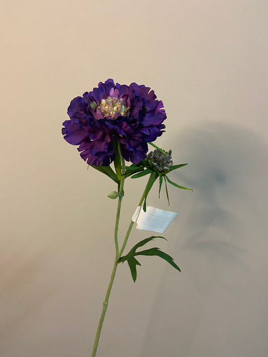 Kunstig blomst Scabiosa lilla