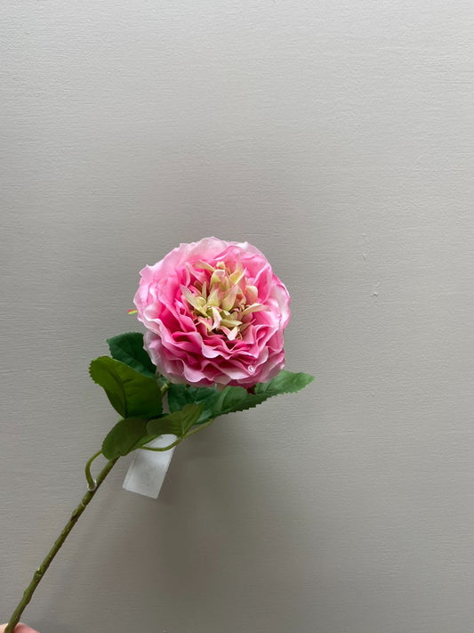 Kunstig blomst Peony rose pink