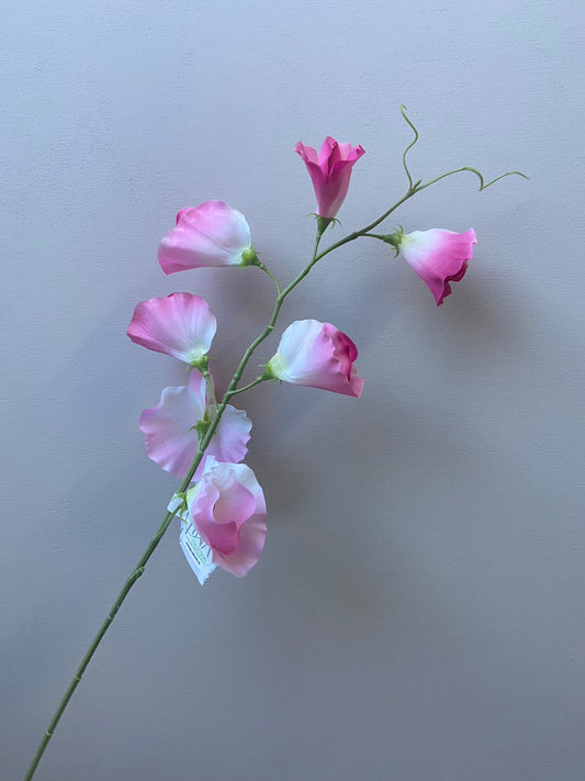 Fleur artificielle Lathyrus rose foncé