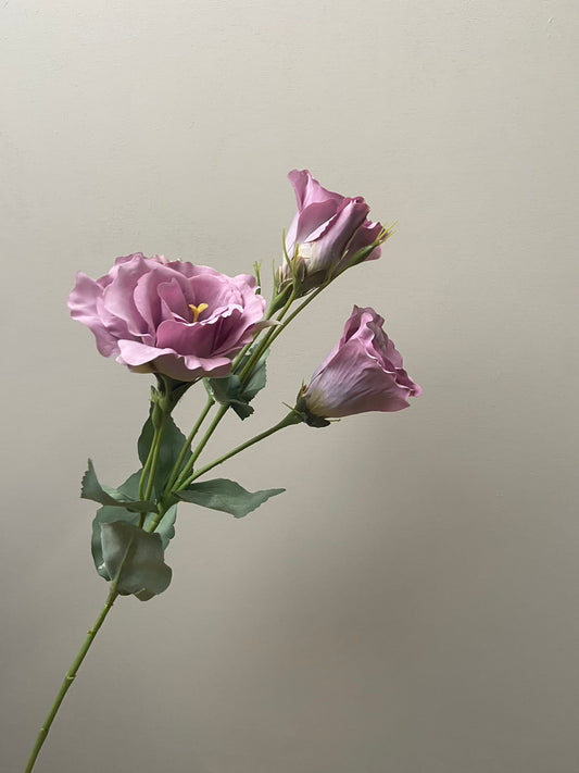 Fiore artificiale Lisianthus malva