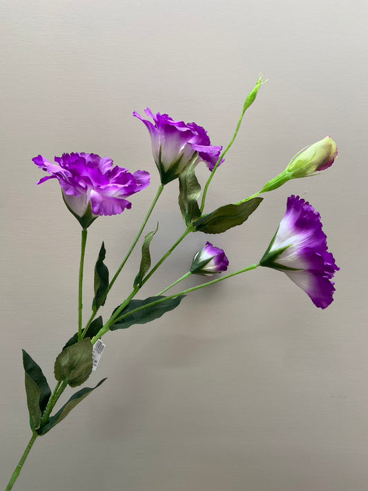 Künstliche Blume Lisianthus lila