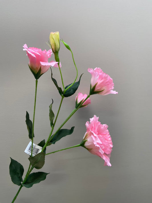 Fiore artificiale Lisianthus rosa
