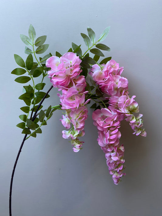 Fiore artificiale Wisteria rosa
