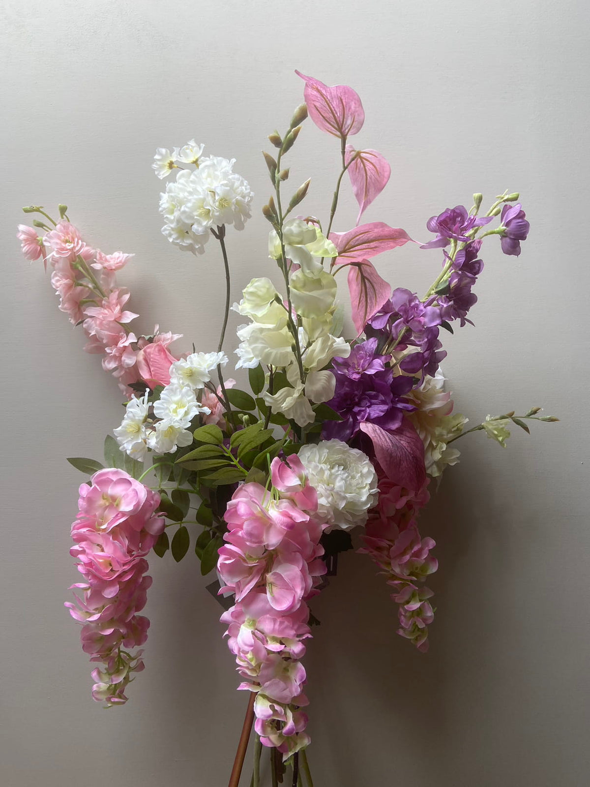 Bouquet artificiale Glicine amore
