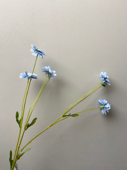 Sztuczny kwiat Centaurea Madelon niebieski