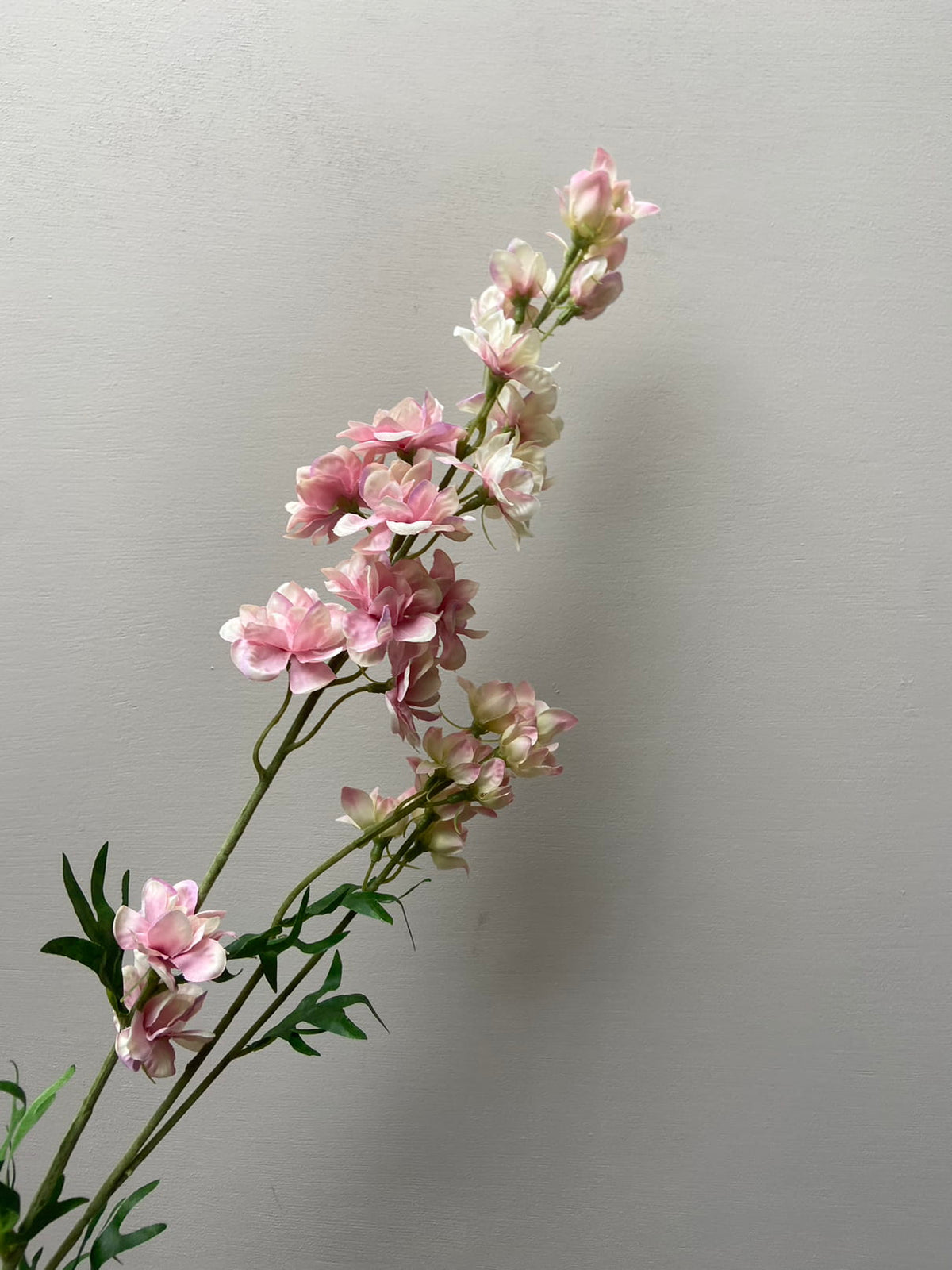 Kunstblume Delphinium altrosa