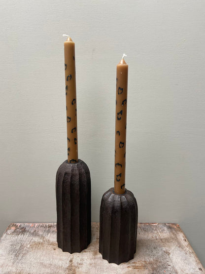 Kandelaar Wood met panter kaarsen