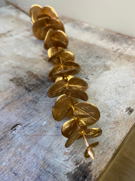 Kunstig gren Eucalyptus guld