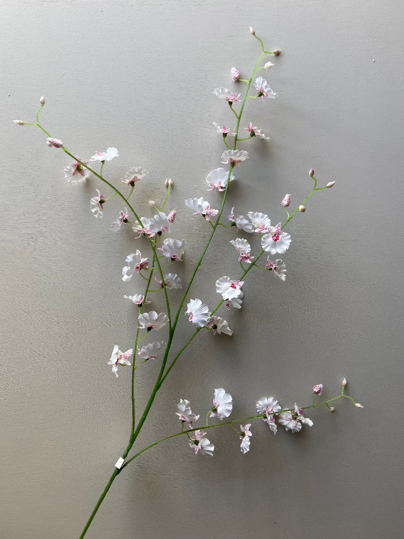 Fiore artificiale orchidea selvatica | bianco
