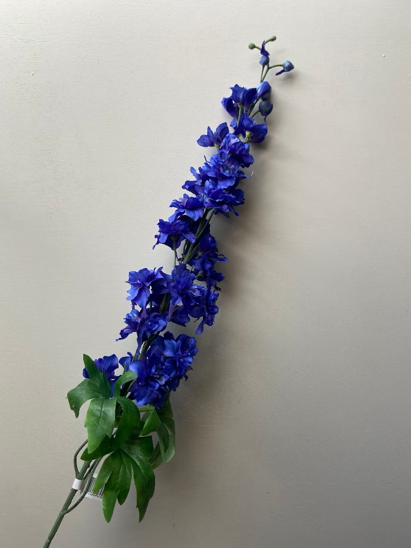 Kunstbloem Delphinium royal blauw 