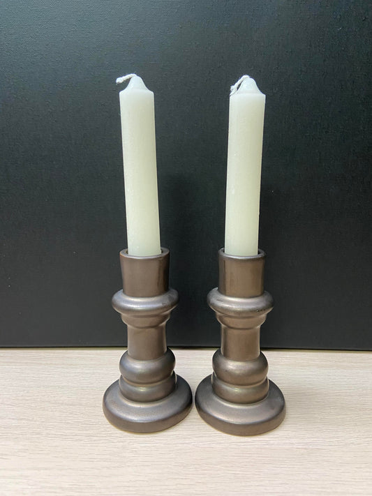 Bougie crème rustique
