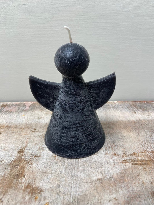 Candela Angelo di Natale nero