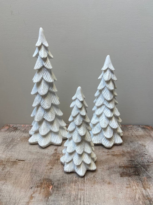 Albero di Natale bianco scintillante