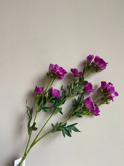Kunstbloem klaproos paars