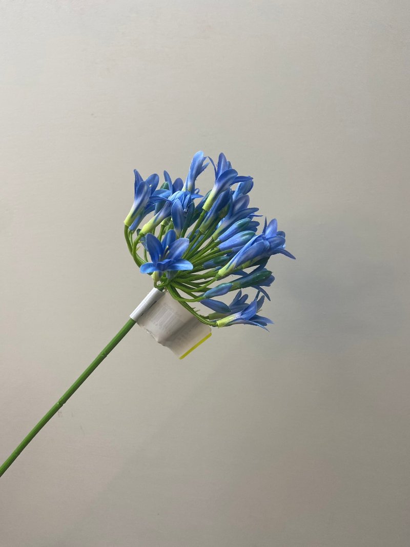 Flor artificial Agapanto azul