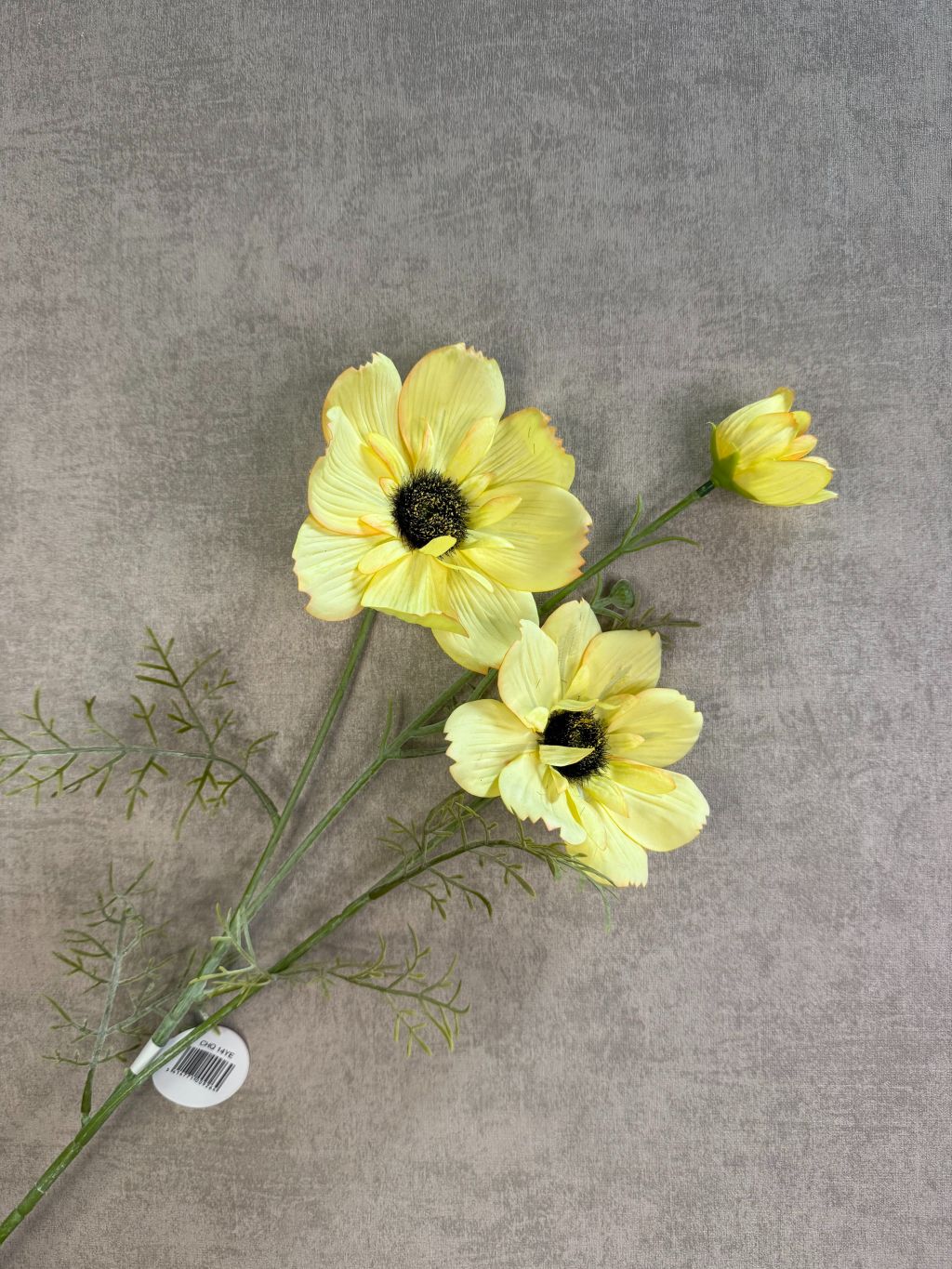 Fleur d'anémone artificielle | Jaune