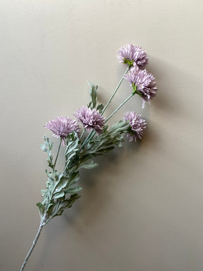 Fleur artificielle chrysanthème violet