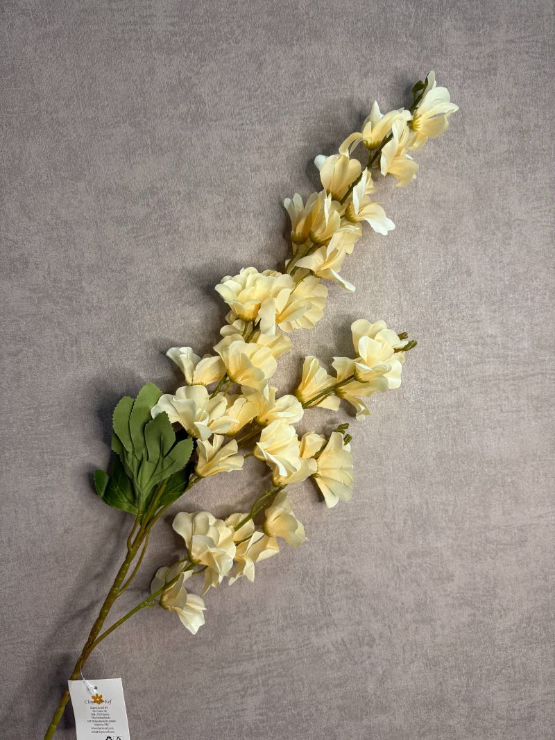 Künstliche Blume Delphinium creme