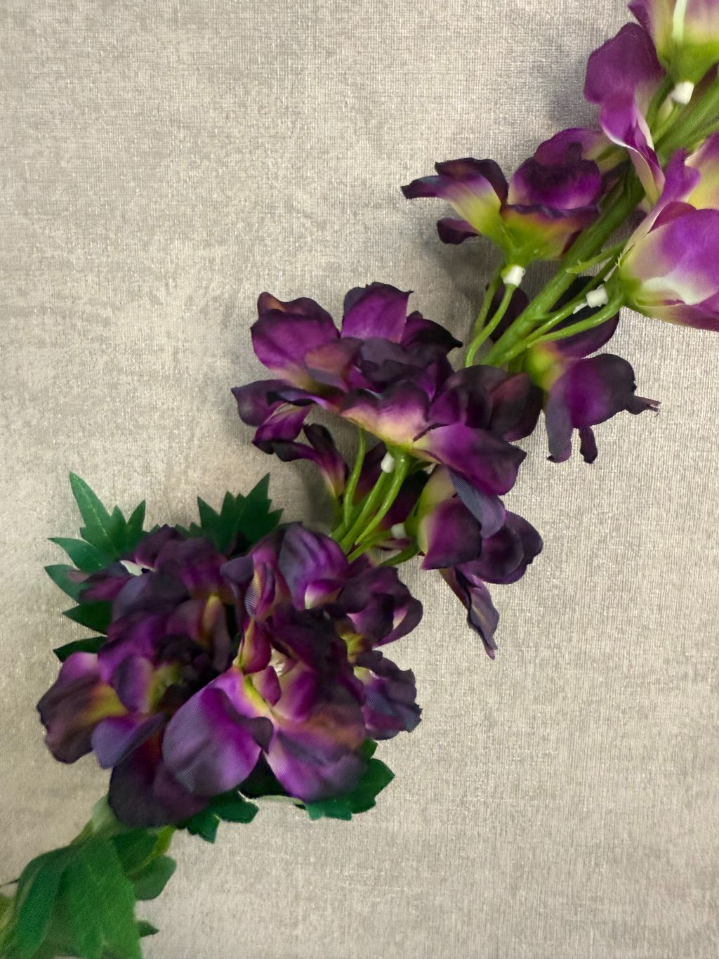 Sztuczne delphinium | Fioletowy melanż