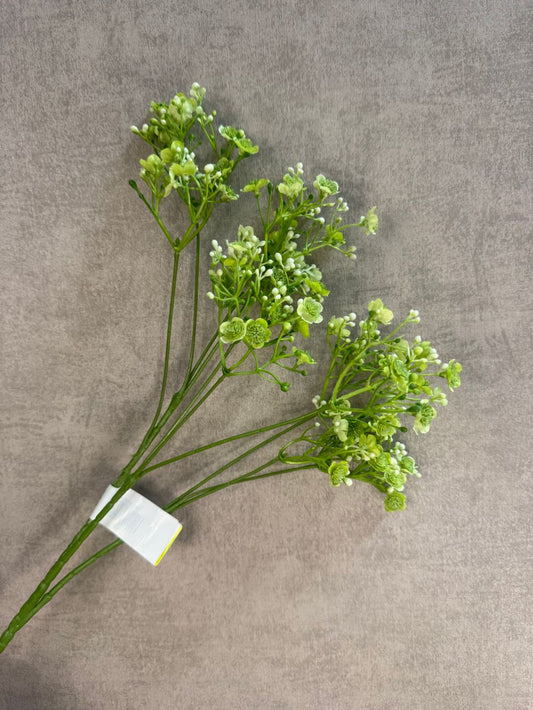 Fiore artificiale gipsofila | Verde