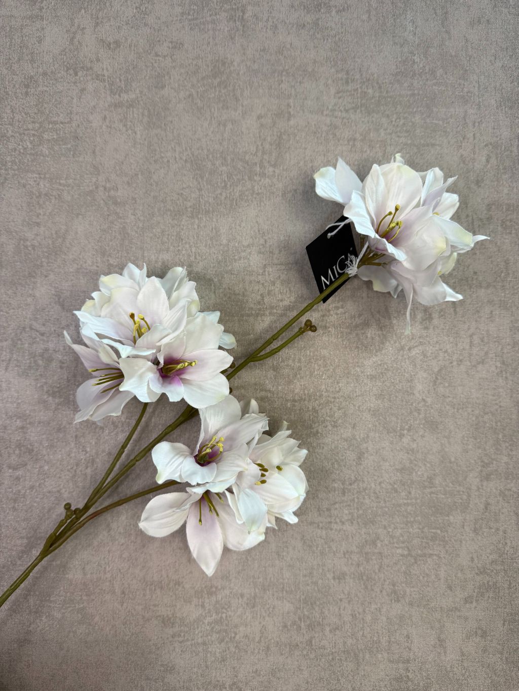 Artificial Hibiscus Flower | Cream Pink