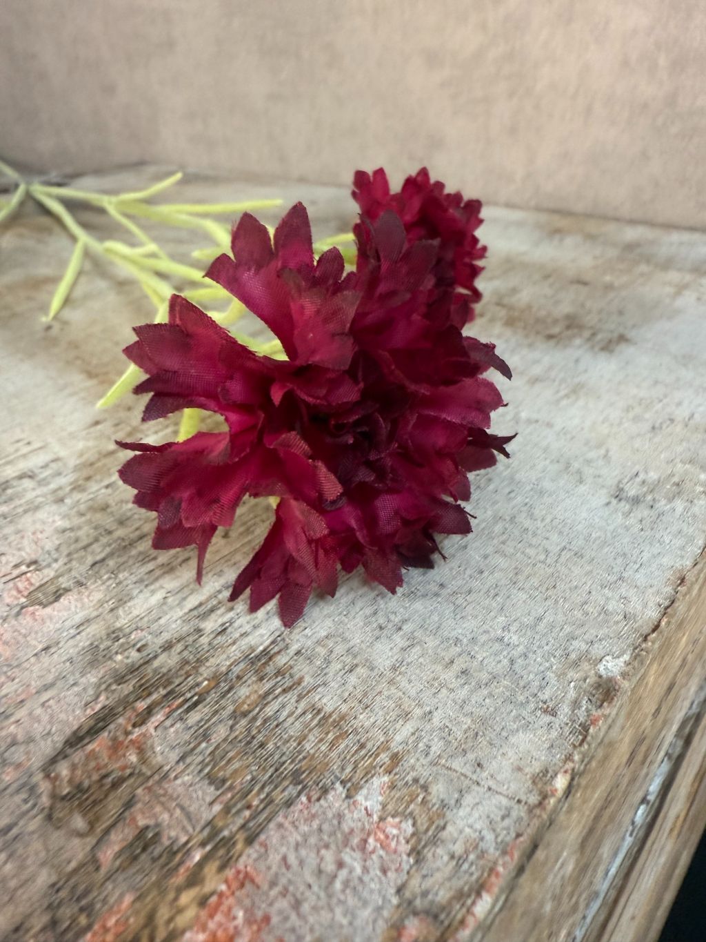 Artificial cornflower | Bordeaux