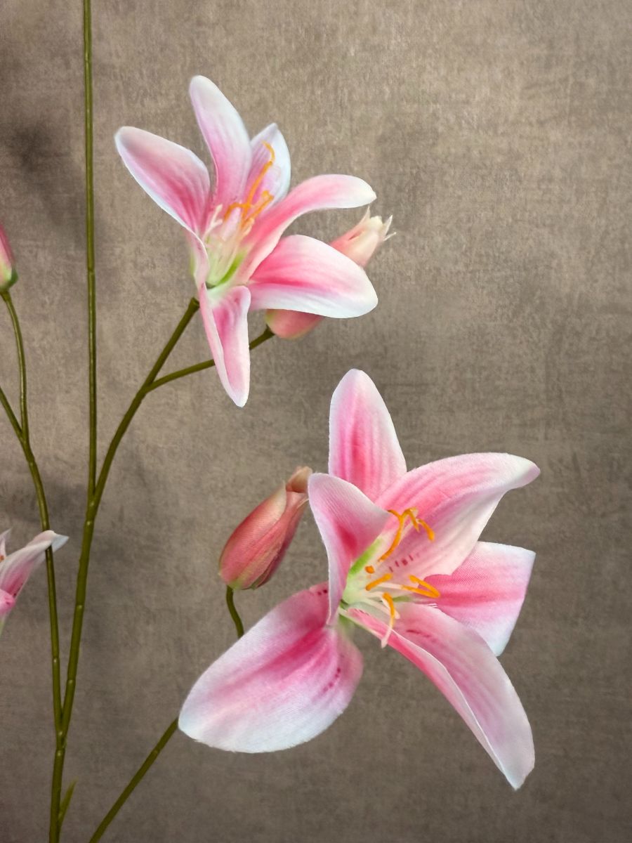 Kunstig blomst Lily pink