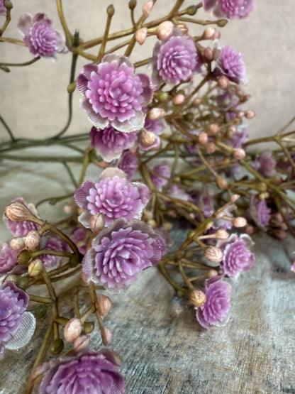 Kunstbloem Gipskruid Mauve