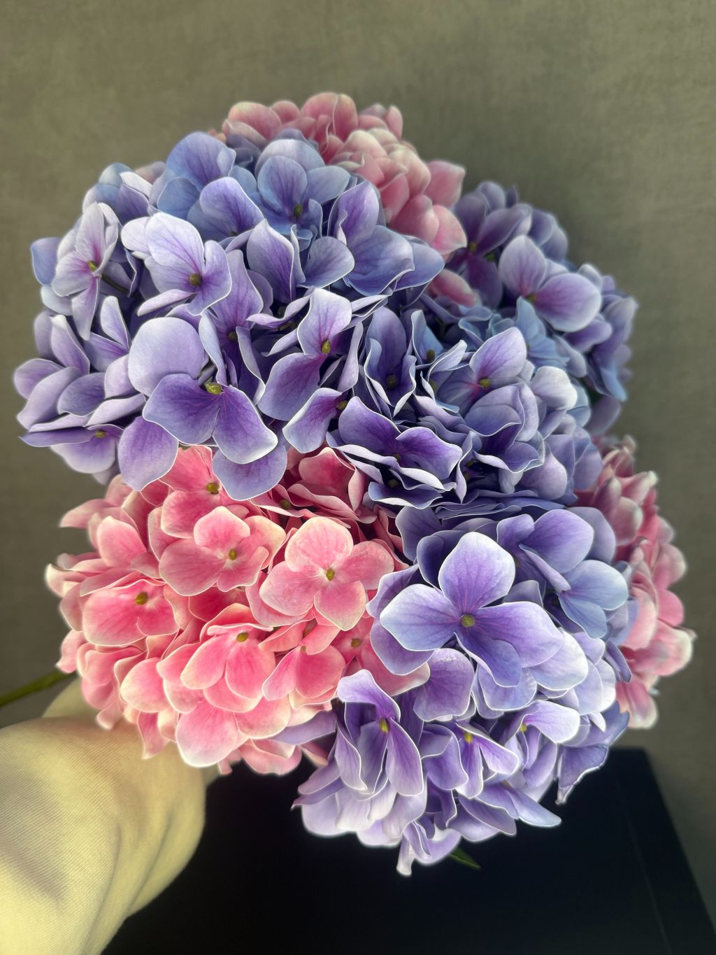 Artificial flower hydrangea purple