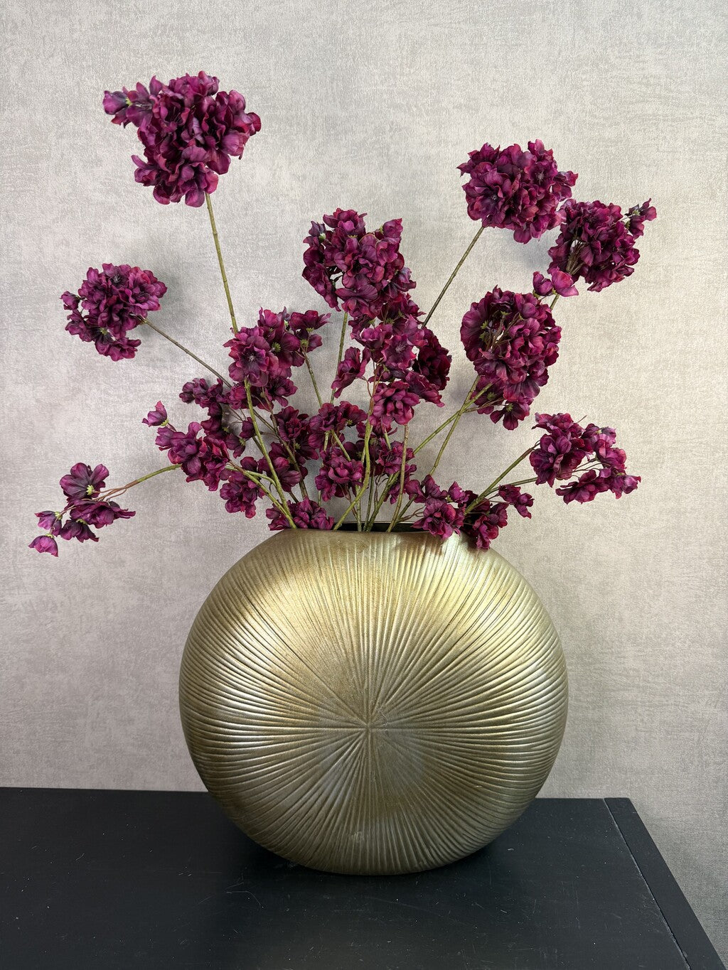 Prunus artificiel | Bouquet d'aubergines