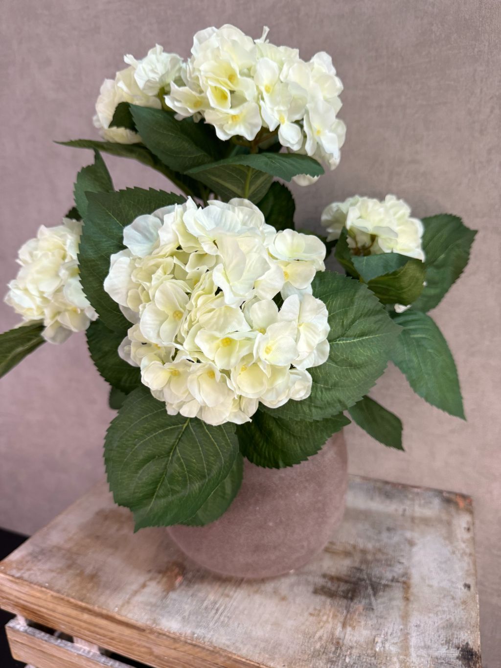 Sztuczna roślina hortensji