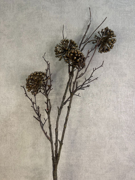 Branche artificielle Alium | Brun