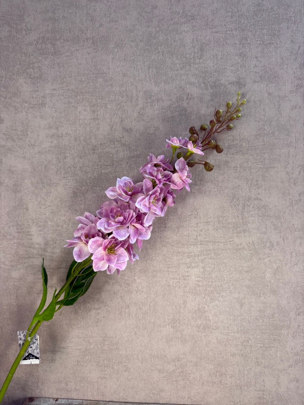 Artificial delphinium | lilac/pink
