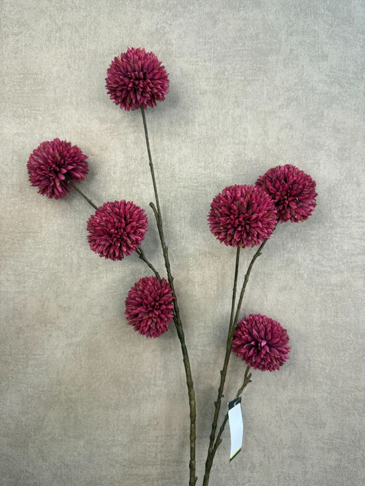 Ramo artificiale Pompon | Bordeaux