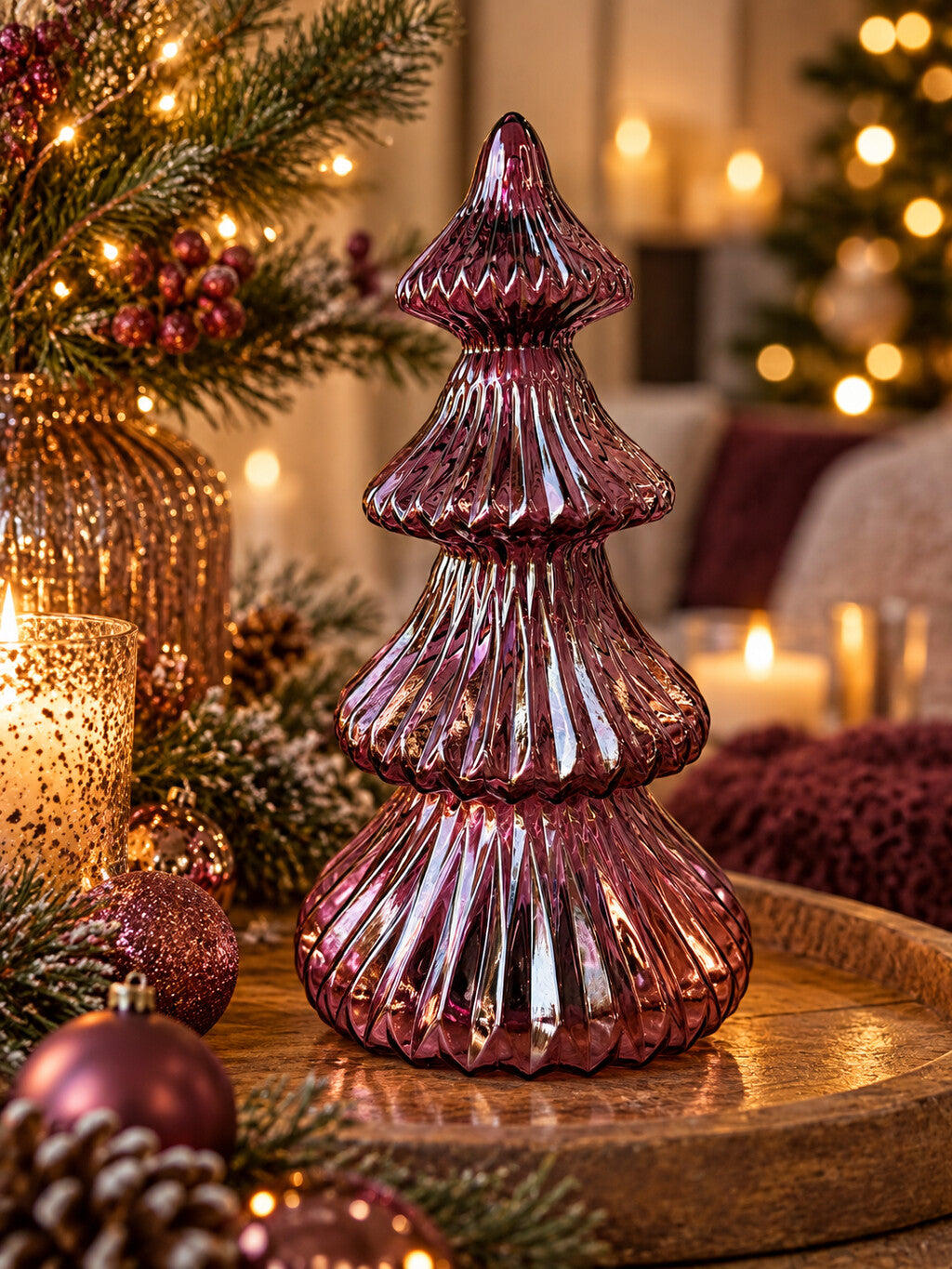 Sapin de Noël LED | Violet