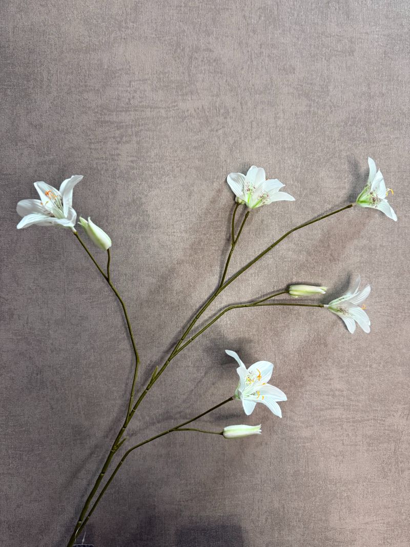 Artificial flower Lily cream