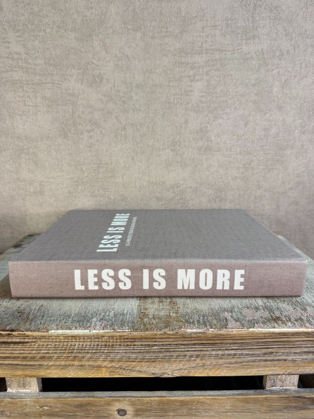 Livre de rangement Moins c'est plus