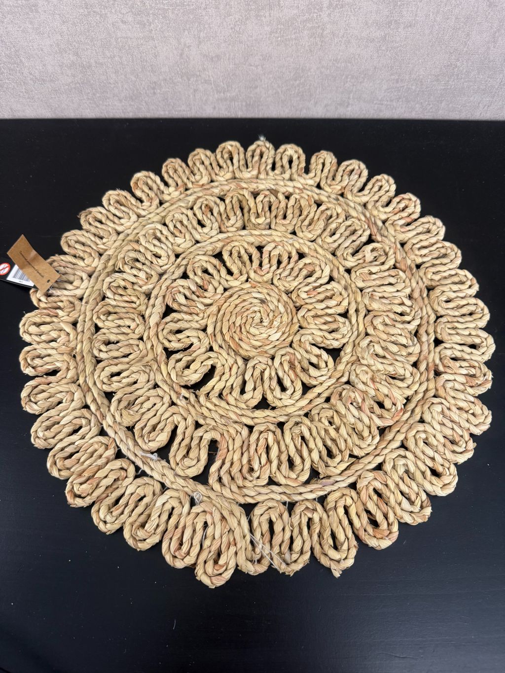 Dækkeserviet Raffia | Lys