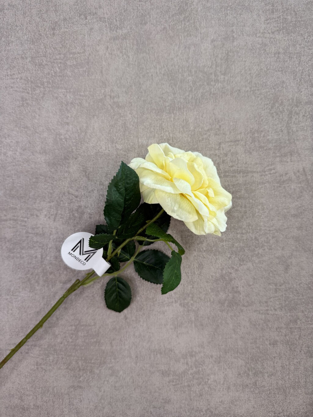 Rosa artificiale effetto "tocco reale" | Gialla