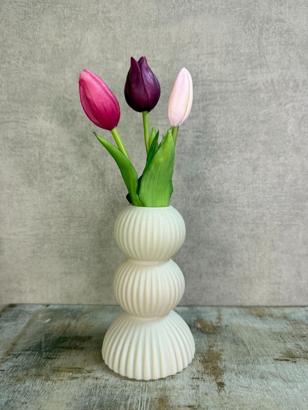 Real touch tulips | Purple/pink 25