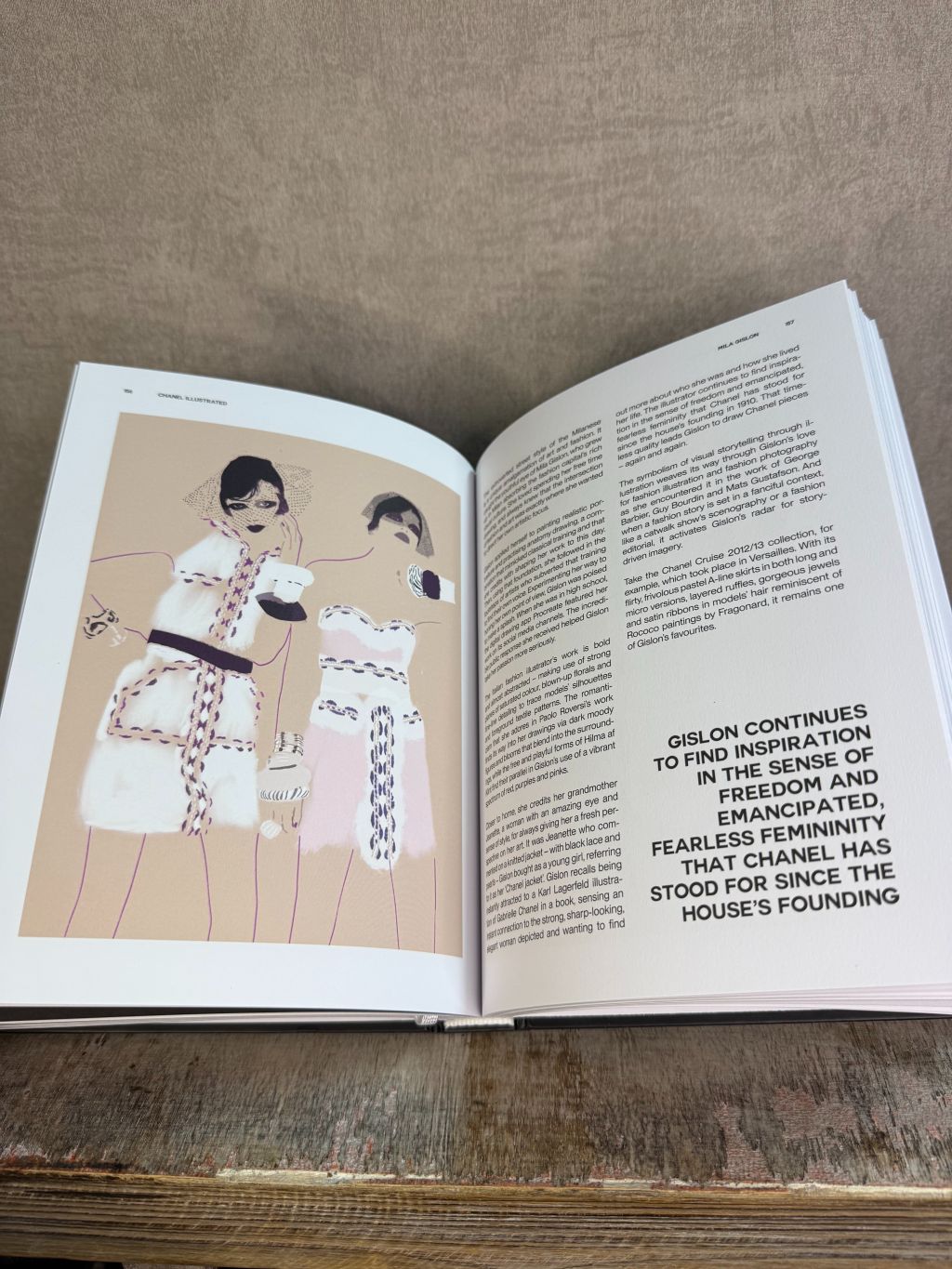 Table book Chanel | Illustrated
