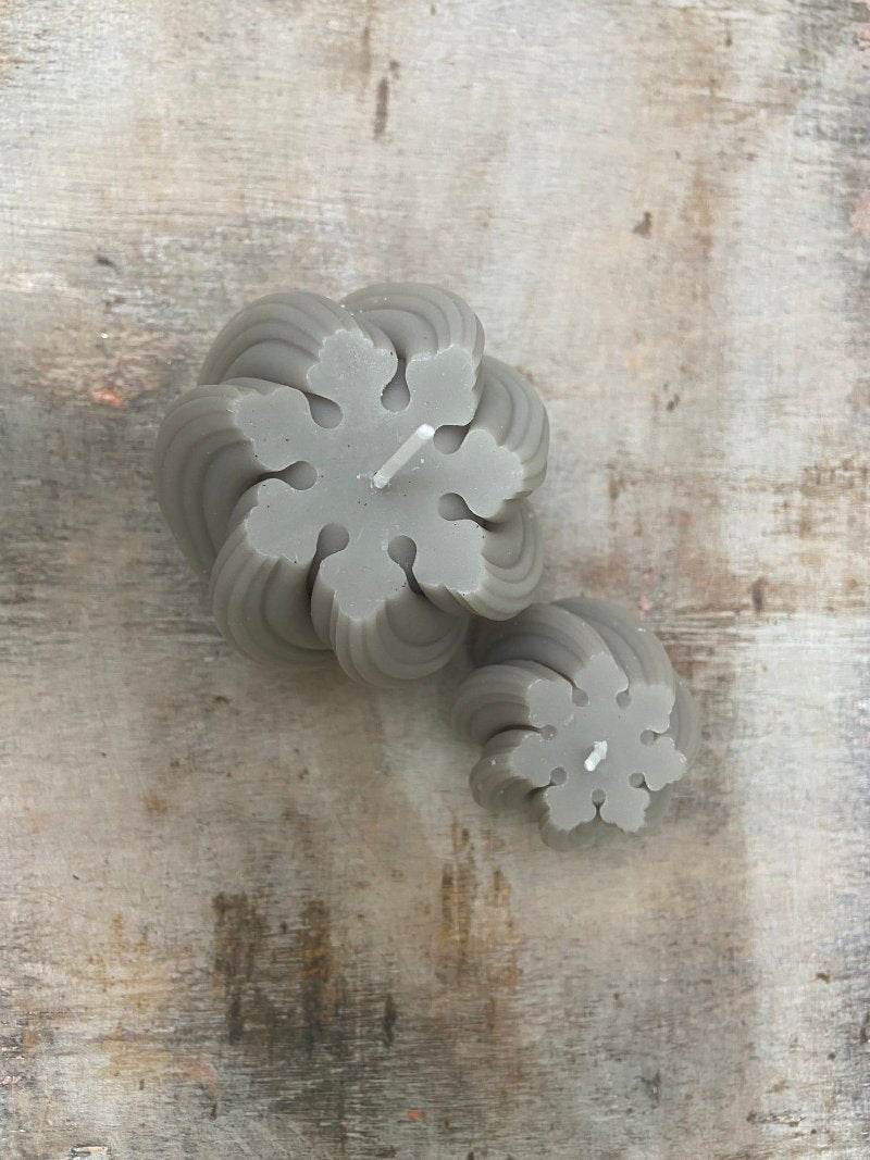 Twist kaars Taupe