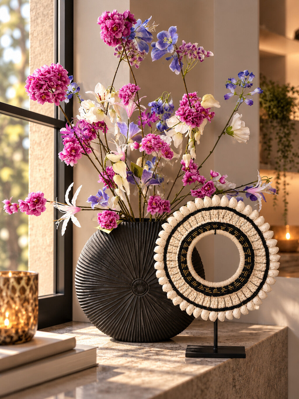 Zaya windowsill decoration set