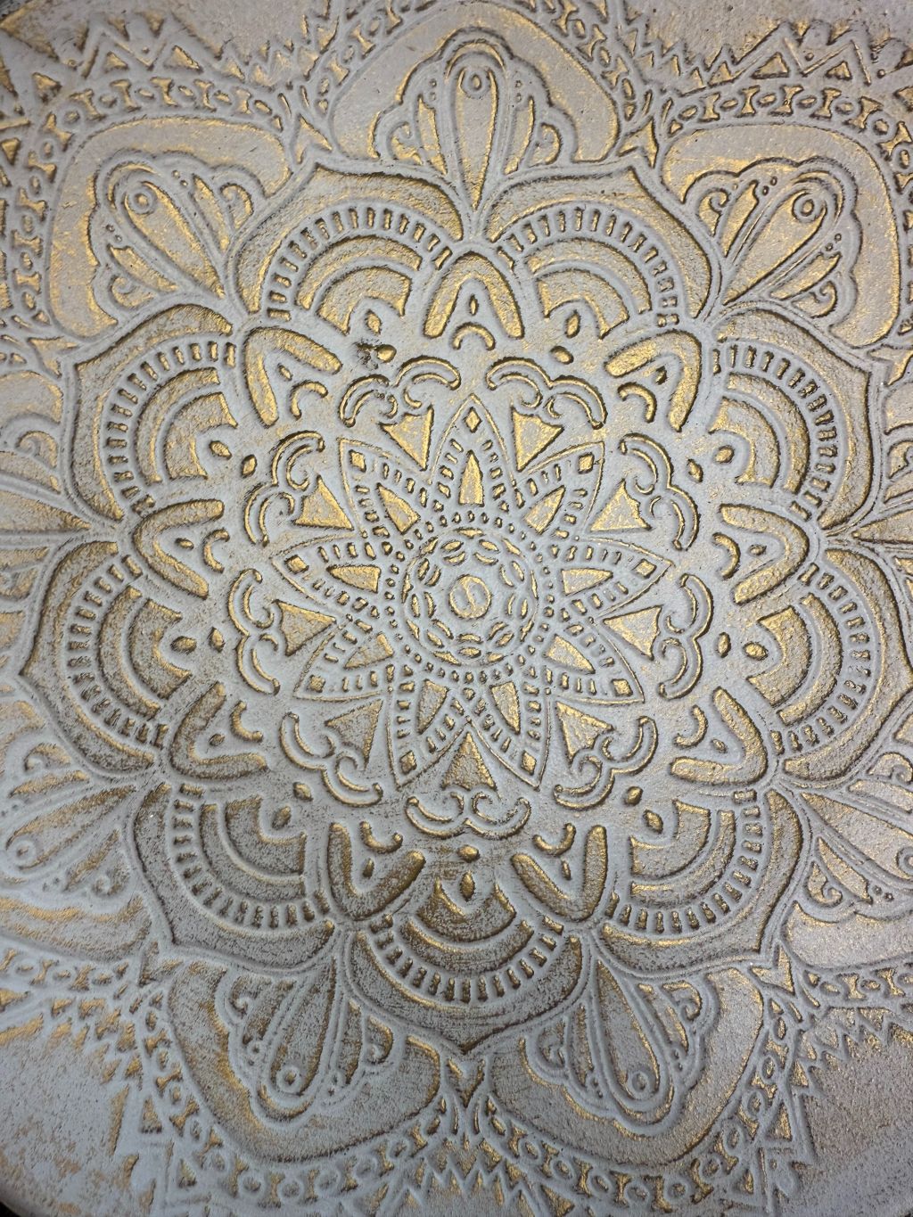 Dienblad Marrakesh | Wit | Goud